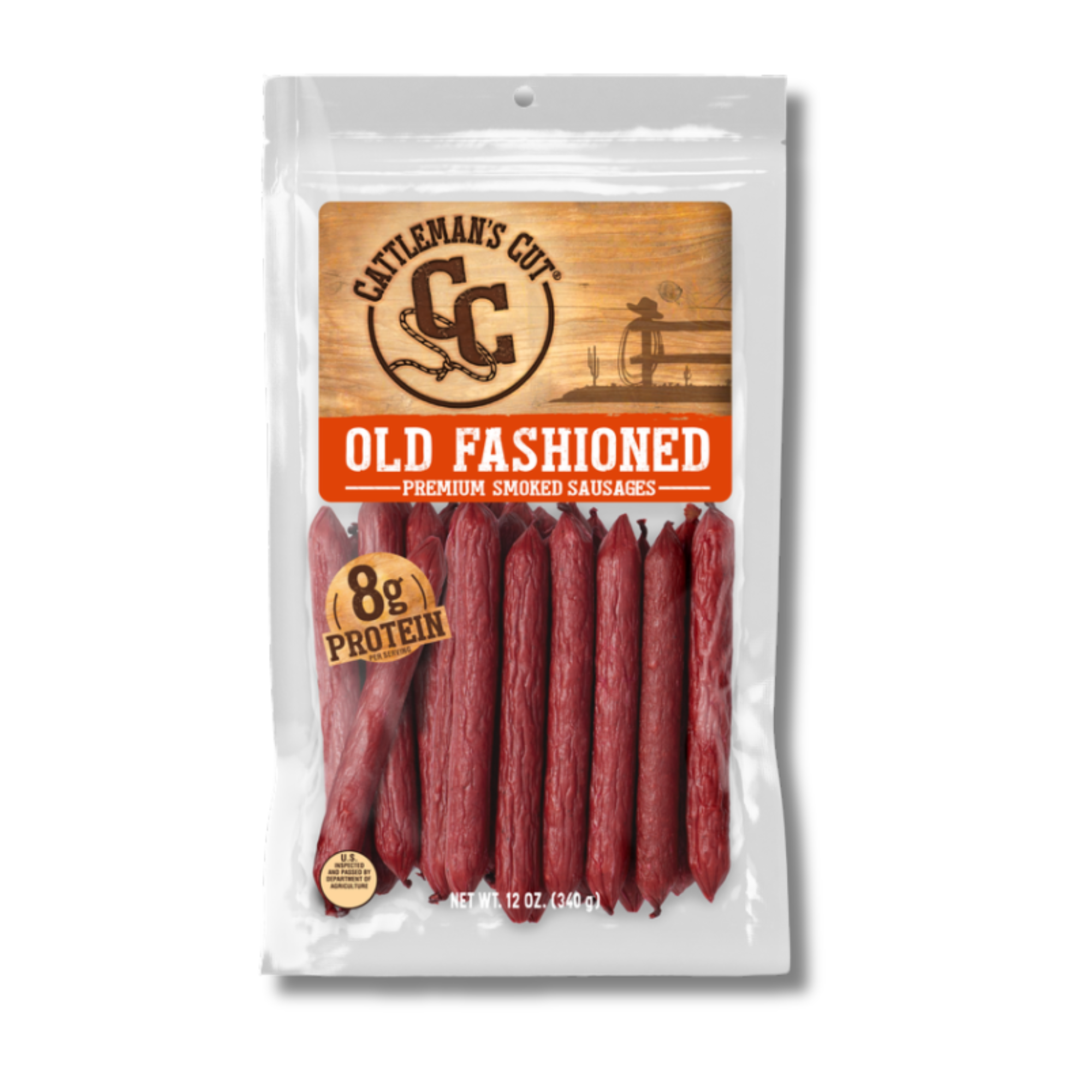 Cattleman's Cut Old Fashioned Smoked Sausages, 12 Ounce