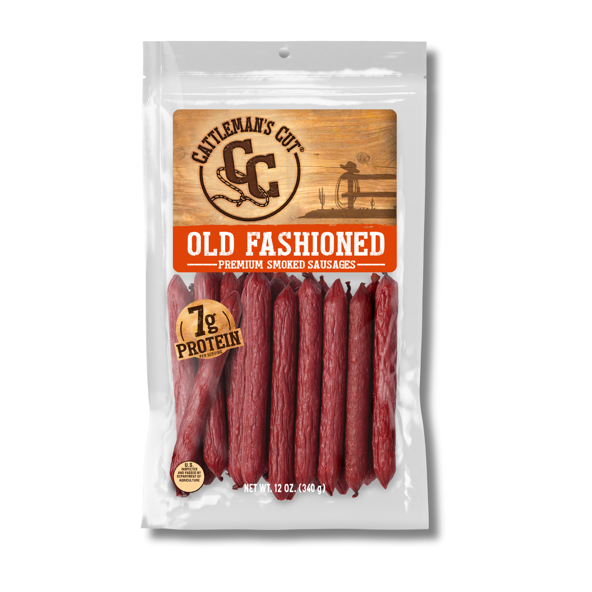 Cattleman's Cut Old Fashioned Smoked Sausages, 12 Ounce