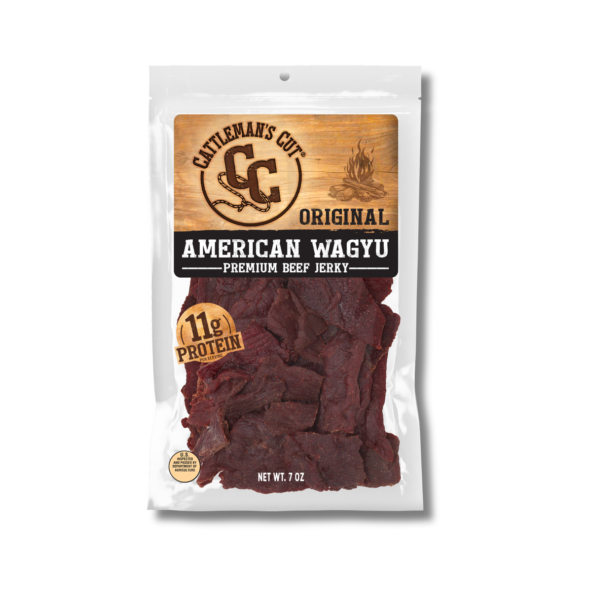 Cattleman's Cut American Wagyu Beef Jerky, 7 Ounce