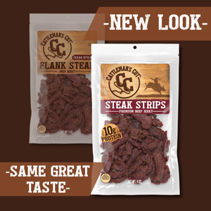 Cattleman's Cut Steak Strips Beef Jerky, 9 Ounce