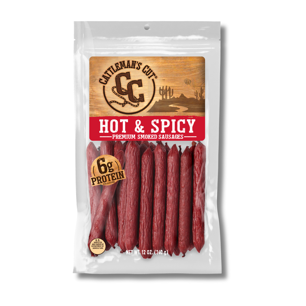 Cattleman's Cut Hot & Spicy Sausages, 12 Ounce