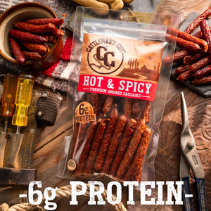 Cattleman's Cut Hot & Spicy Sausages, 12 Ounce
