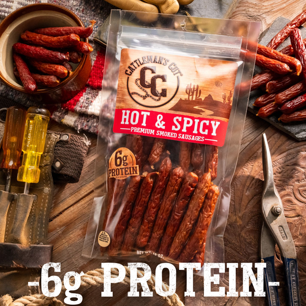 Cattleman's Cut Hot & Spicy Sausages, 12 Ounce