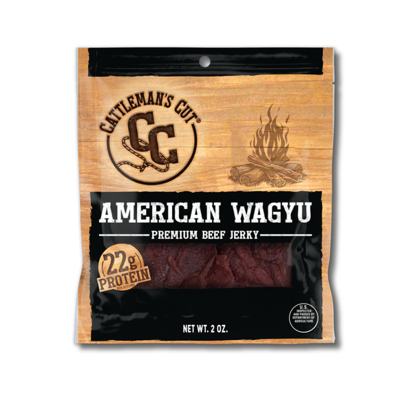 Cattleman's Cut American Wagyu Beef Jerky, 2 Ounce (Pack of 8)