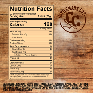 Cattleman's Cut American Wagyu Sausages, 0.9 Ounce (Pack of 20)