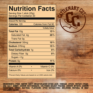 Cattleman's Cut Double Smoked Smoked Sausages, 0.9 Ounce (Pack of 20)