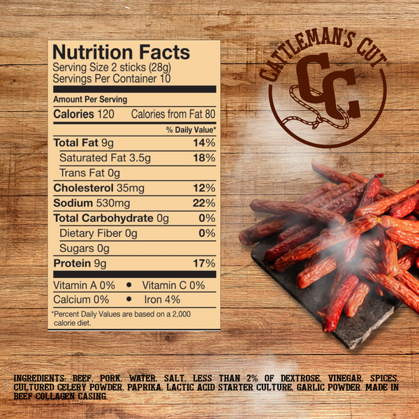 Cattleman's Cut Hunter's Sausage, 10 Ounce