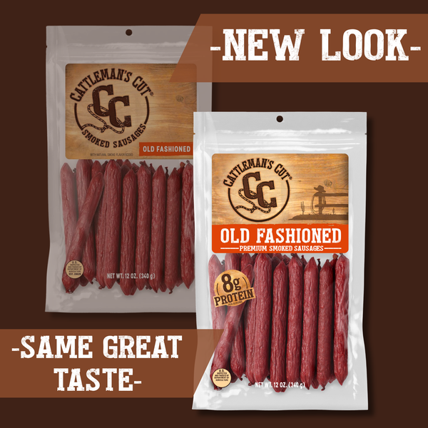 Cattleman's Cut Old Fashioned Smoked Sausages, 12 Ounce, 3-Pack