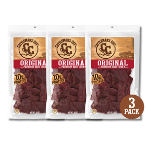 Cattleman's Cut Original Beef Jerky, 10 Ounce, 3 Pack