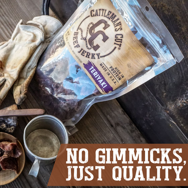 Cattleman's Cut Teriyaki Beef Jerky, 10 Ounce