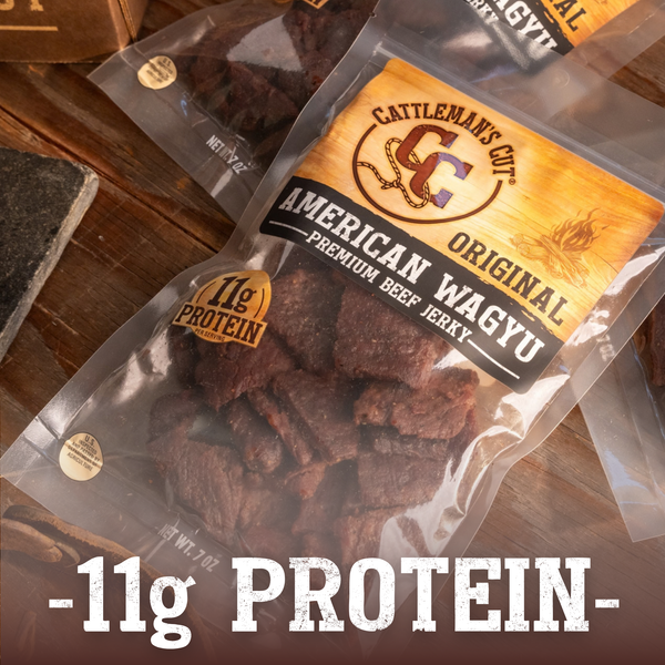 Cattleman's Cut American Wagyu Beef Jerky, 7 Ounce, 3 Pack